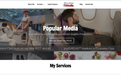 Launching the Popular Media Blog