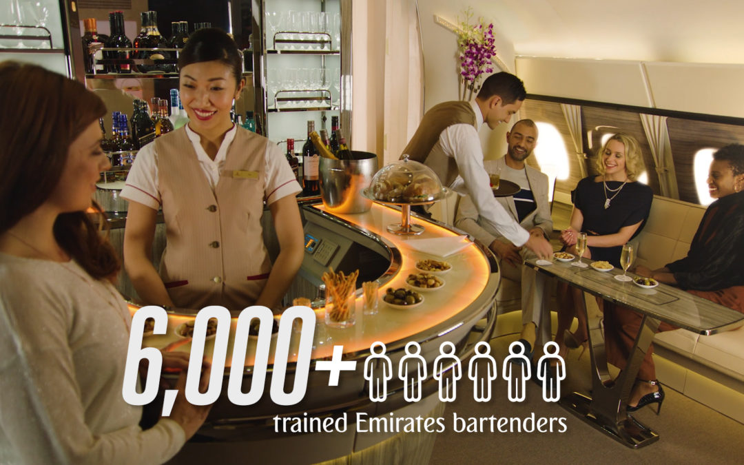 9 Facts about the A380 Onboard Lounge | Emirates Airline
