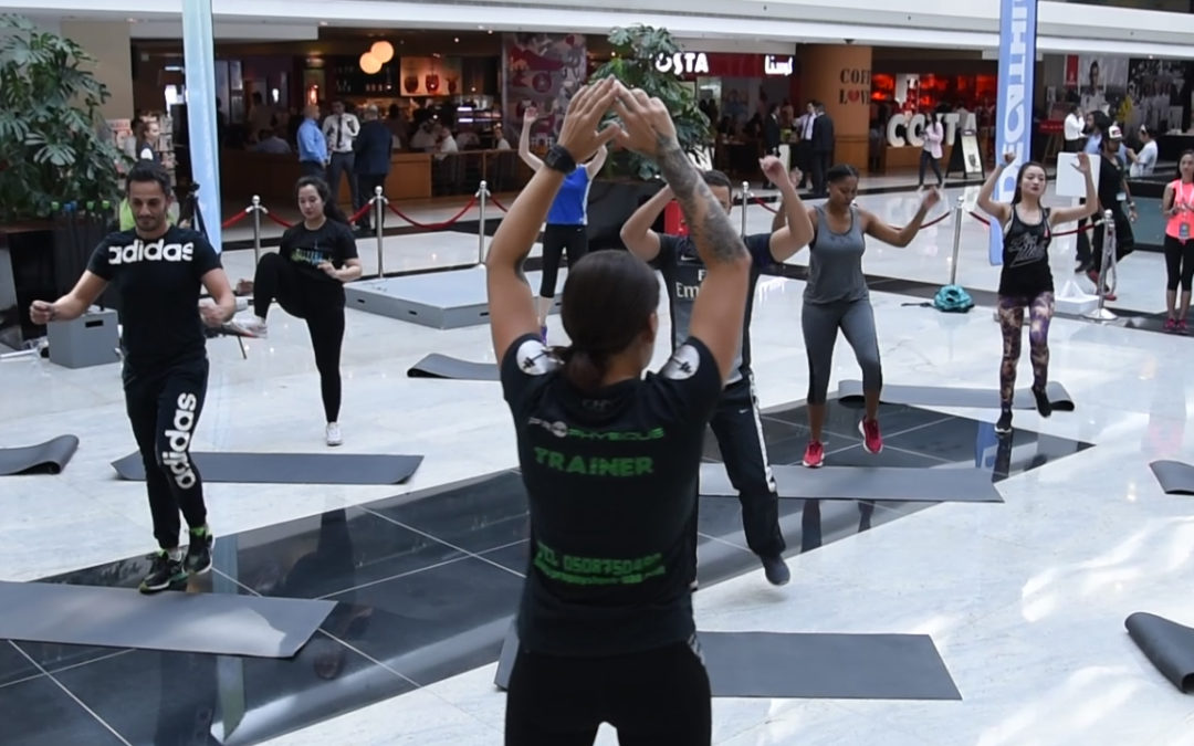 Dubai Fitness Challenge Emirates HQ Pop-up Gym | Emirates Airline