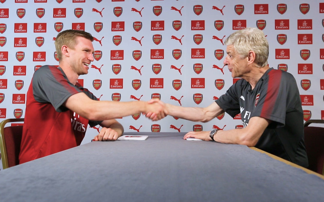 Per Mertesacker v Arsène Wenger | Emirates Airline